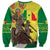 Senegal African Renaissance Monument Sweatshirt Ankara Pattern