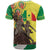 Senegal African Renaissance Monument T Shirt Ankara Pattern