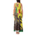 Senegal African Renaissance Monument Tank Maxi Dress Ankara Pattern