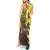 Senegal African Renaissance Monument Tank Maxi Dress Ankara Pattern