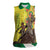 Senegal African Renaissance Monument Women Sleeveless Polo Shirt Ankara Pattern