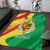 Senegal Independence Day Area Rug Coat Of Arms Grunge Style