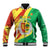 Senegal Independence Day Baseball Jacket Coat Of Arms Grunge Style