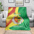 Senegal Independence Day Blanket Coat Of Arms Grunge Style