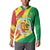 Senegal Independence Day Button Sweatshirt Coat Of Arms Grunge Style