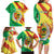 Senegal Independence Day Family Matching Long Sleeve Bodycon Dress and Hawaiian Shirt Coat Of Arms Grunge Style