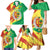 Senegal Independence Day Family Matching Mermaid Dress and Hawaiian Shirt Coat Of Arms Grunge Style