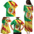 Senegal Independence Day Family Matching Puletasi and Hawaiian Shirt Coat Of Arms Grunge Style