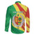 Senegal Independence Day Family Matching Puletasi and Hawaiian Shirt Coat Of Arms Grunge Style