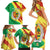 Senegal Independence Day Family Matching Short Sleeve Bodycon Dress and Hawaiian Shirt Coat Of Arms Grunge Style