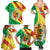 Senegal Independence Day Family Matching Summer Maxi Dress and Hawaiian Shirt Coat Of Arms Grunge Style