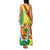 Senegal Independence Day Family Matching Tank Maxi Dress and Hawaiian Shirt Coat Of Arms Grunge Style