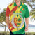 Senegal Independence Day Hawaiian Shirt Coat Of Arms Grunge Style