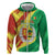 Senegal Independence Day Hoodie Coat Of Arms Grunge Style