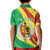 Senegal Independence Day Kid Polo Shirt Coat Of Arms Grunge Style