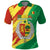 Senegal Independence Day Polo Shirt Coat Of Arms Grunge Style