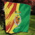 Senegal Independence Day Quilt Coat Of Arms Grunge Style