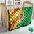 Senegal Independence Day Quilt Coat Of Arms Grunge Style