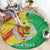 Senegal Independence Day Round Carpet Coat Of Arms Grunge Style