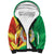 Senegal Independence Day Sherpa Hoodie Coat Of Arms Grunge Style