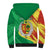 Senegal Independence Day Sherpa Hoodie Coat Of Arms Grunge Style