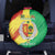 Senegal Independence Day Spare Tire Cover Coat Of Arms Grunge Style