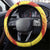 Senegal Independence Day Steering Wheel Cover Coat Of Arms Grunge Style