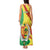 Senegal Independence Day Tank Maxi Dress Coat Of Arms Grunge Style