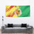 Senegal Independence Day Tapestry Coat Of Arms Grunge Style