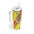 Senegal Independence Day Tumbler With Handle Coat Of Arms Grunge Style