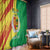 Senegal Independence Day Window Curtain Coat Of Arms Grunge Style