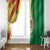 Senegal Independence Day Window Curtain Coat Of Arms Grunge Style