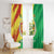 Senegal Independence Day Window Curtain Coat Of Arms Grunge Style