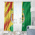 Senegal Independence Day Window Curtain Coat Of Arms Grunge Style