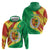 Senegal Independence Day Zip Hoodie Coat Of Arms Grunge Style