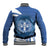 Greece Independence Day Baseball Jacket Greek Pattern With Dolphins