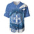 Greece Independence Day Baseball Jersey Greek Pattern With Dolphins