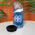 Greece Independence Day 4 in 1 Can Cooler Tumbler Greek Pattern With Dolphins