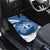 Greece Independence Day Car Mats Greek Pattern With Dolphins