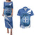 Greece Independence Day Couples Matching Puletasi and Hawaiian Shirt Greek Pattern With Dolphins