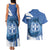 Greece Independence Day Couples Matching Tank Maxi Dress and Hawaiian Shirt Greek Pattern With Dolphins