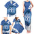 Greece Independence Day Family Matching Tank Maxi Dress and Hawaiian Shirt Greek Pattern With Dolphins