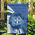 Greece Independence Day Garden Flag Greek Pattern With Dolphins