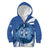 Greece Independence Day Kid Hoodie Greek Pattern With Dolphins