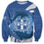 Greece Independence Day Sweatshirt Greek Pattern With Dolphins