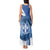 Greece Independence Day Tank Maxi Dress Greek Pattern With Dolphins