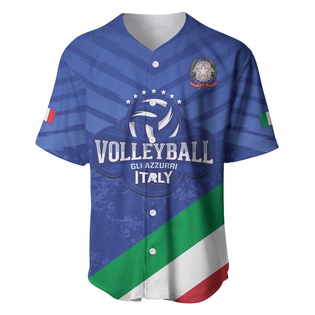 Custom Italy Volleyball Baseball Jersey 2025 Gli Azzurri