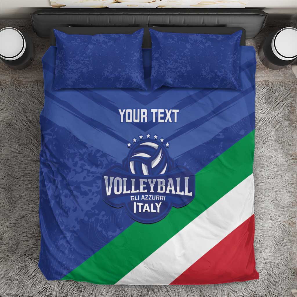 Custom Italy Volleyball Bedding Set 2025 Gli Azzurri