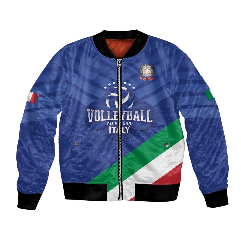 Custom Italy Volleyball Bomber Jacket 2025 Gli Azzurri