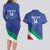 Custom Italy Volleyball Couples Matching Long Sleeve Bodycon Dress and Hawaiian Shirt 2025 Gli Azzurri